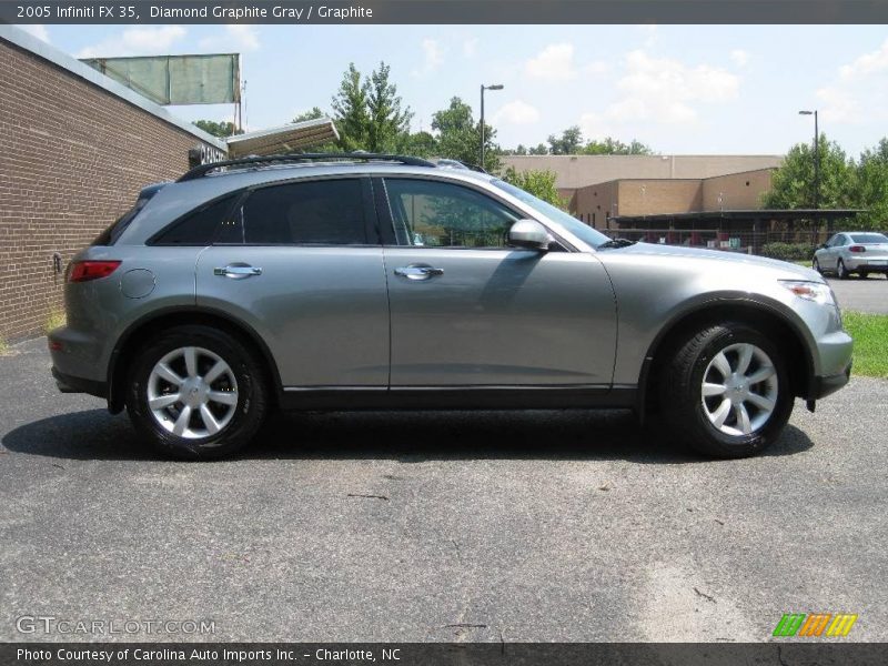 Diamond Graphite Gray / Graphite 2005 Infiniti FX 35