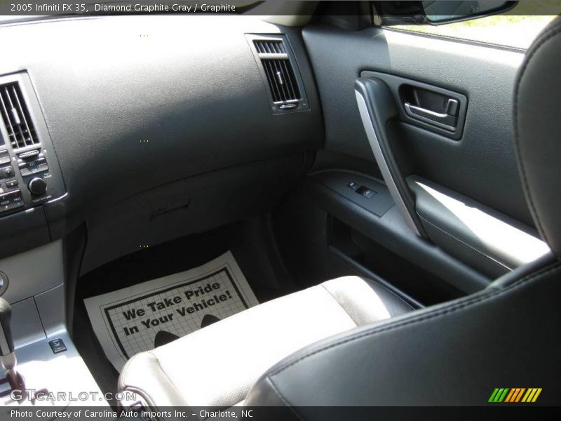 Diamond Graphite Gray / Graphite 2005 Infiniti FX 35