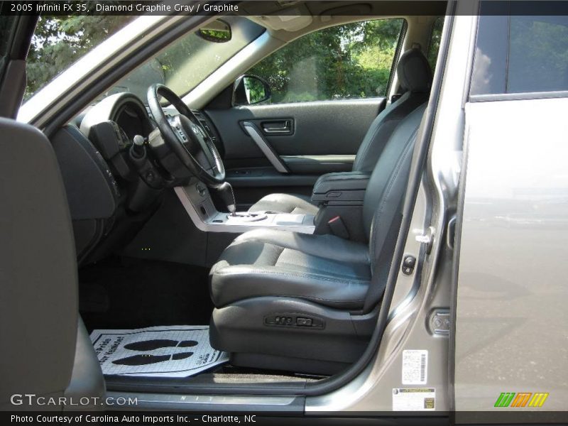 Diamond Graphite Gray / Graphite 2005 Infiniti FX 35