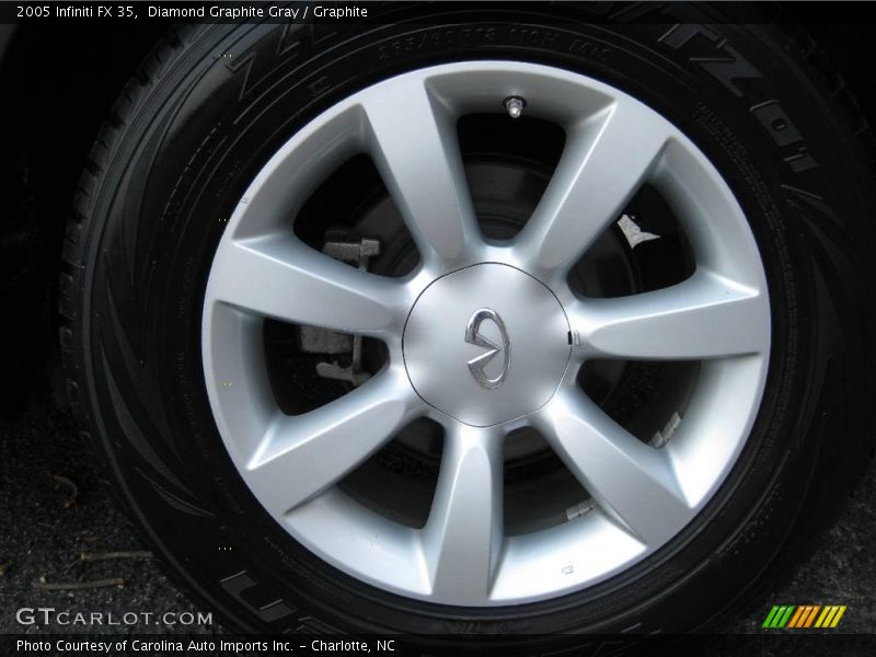 Diamond Graphite Gray / Graphite 2005 Infiniti FX 35