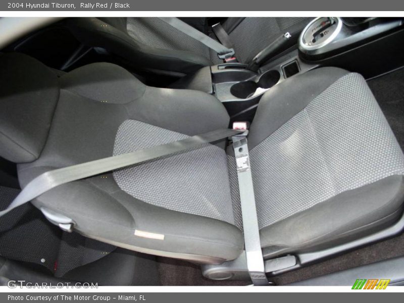 Rally Red / Black 2004 Hyundai Tiburon