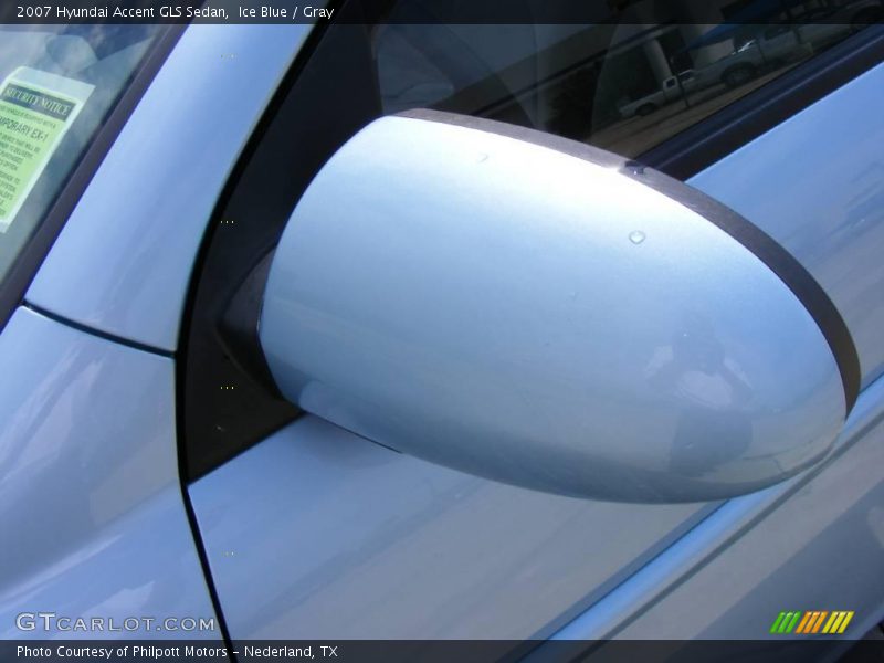 Ice Blue / Gray 2007 Hyundai Accent GLS Sedan