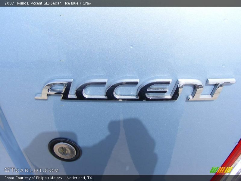 Ice Blue / Gray 2007 Hyundai Accent GLS Sedan