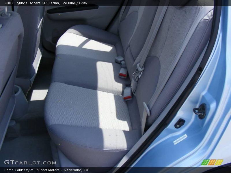 Ice Blue / Gray 2007 Hyundai Accent GLS Sedan