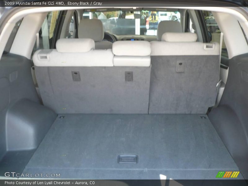 Ebony Black / Gray 2009 Hyundai Santa Fe GLS 4WD
