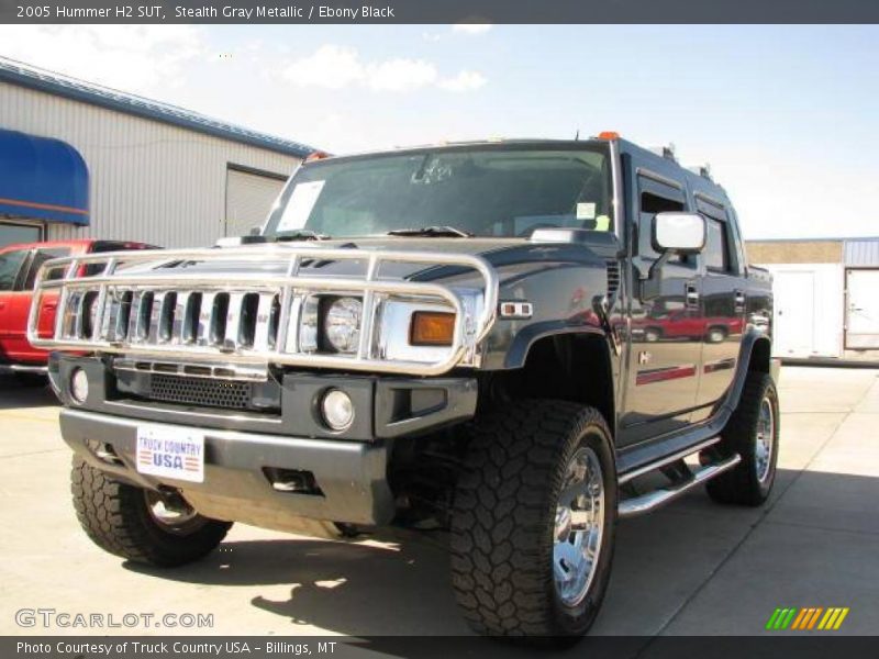 Stealth Gray Metallic / Ebony Black 2005 Hummer H2 SUT