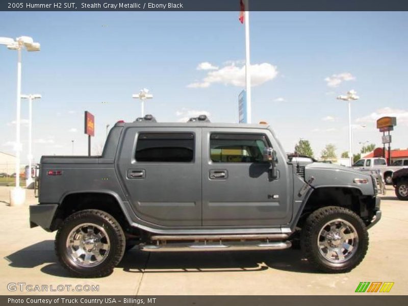 Stealth Gray Metallic / Ebony Black 2005 Hummer H2 SUT