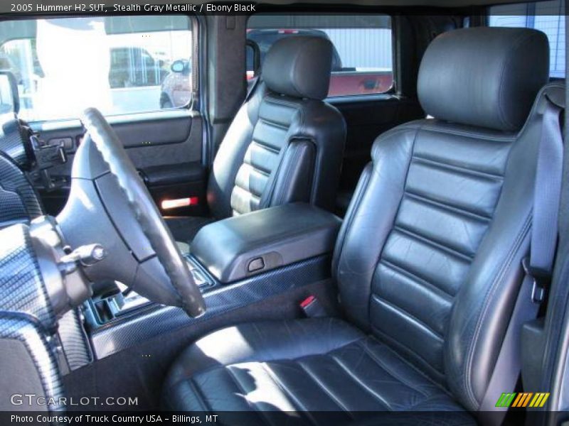 Stealth Gray Metallic / Ebony Black 2005 Hummer H2 SUT