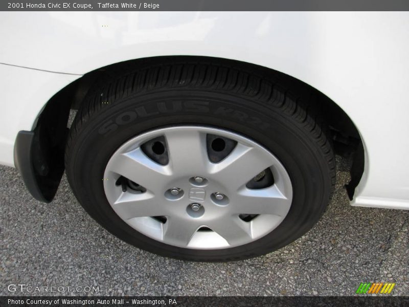 Taffeta White / Beige 2001 Honda Civic EX Coupe