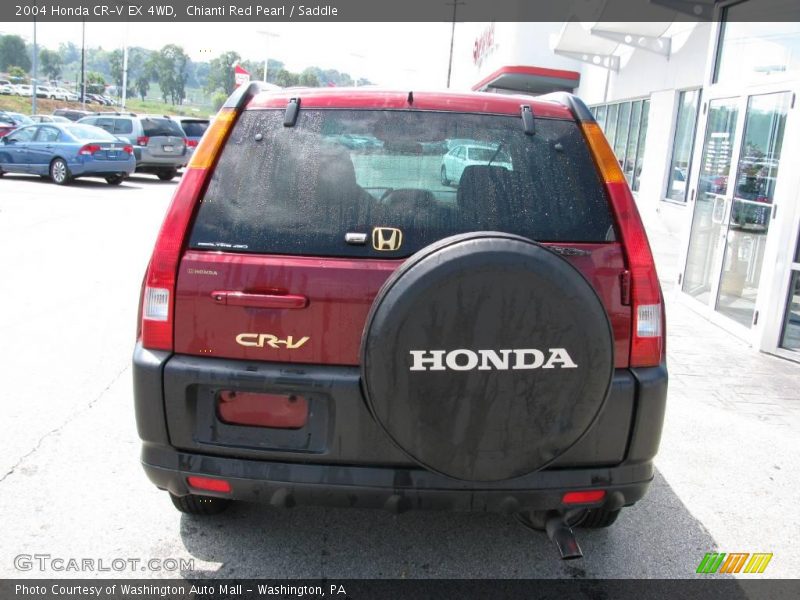 Chianti Red Pearl / Saddle 2004 Honda CR-V EX 4WD