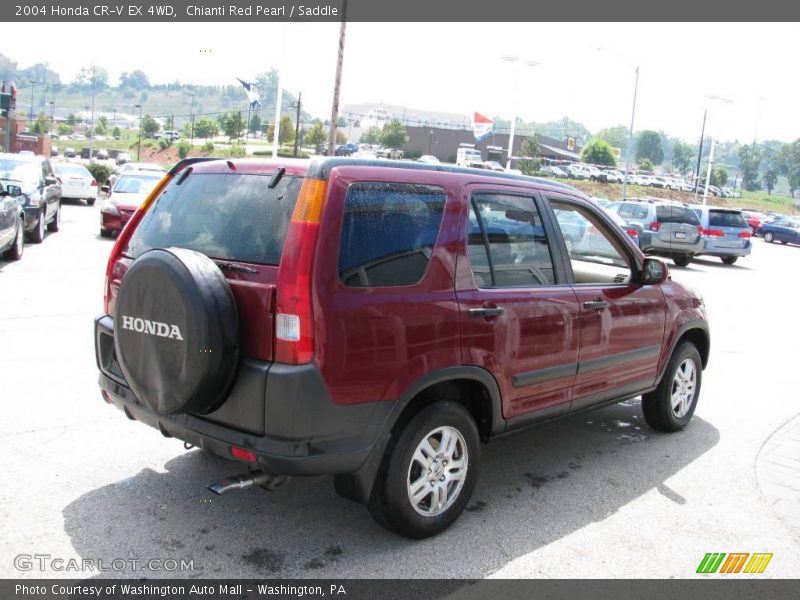 Chianti Red Pearl / Saddle 2004 Honda CR-V EX 4WD