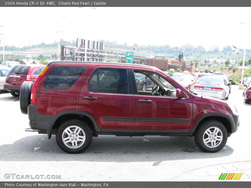 Chianti Red Pearl / Saddle 2004 Honda CR-V EX 4WD