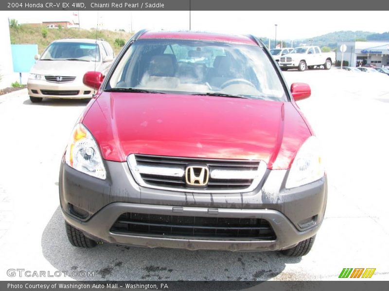 Chianti Red Pearl / Saddle 2004 Honda CR-V EX 4WD