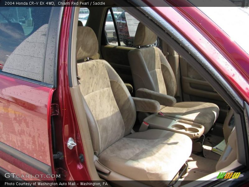 Chianti Red Pearl / Saddle 2004 Honda CR-V EX 4WD