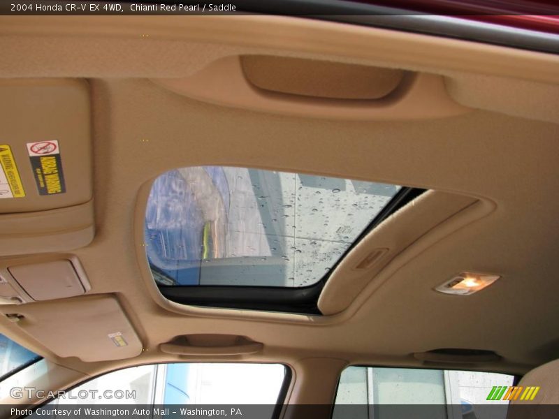Chianti Red Pearl / Saddle 2004 Honda CR-V EX 4WD