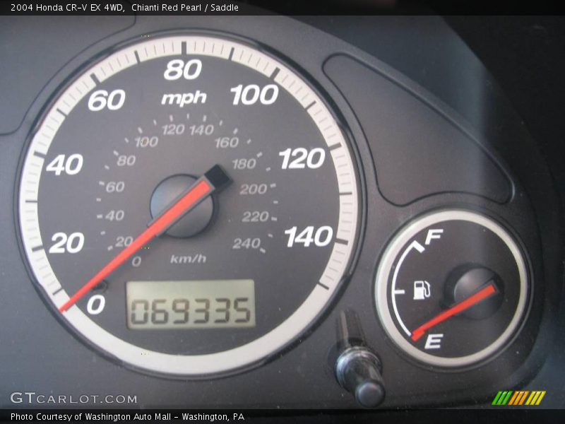 Chianti Red Pearl / Saddle 2004 Honda CR-V EX 4WD