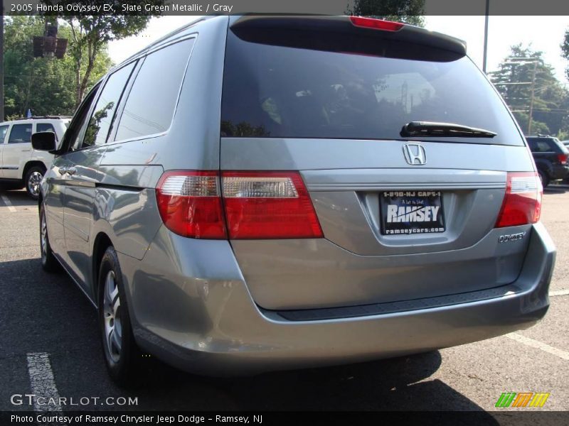 Slate Green Metallic / Gray 2005 Honda Odyssey EX