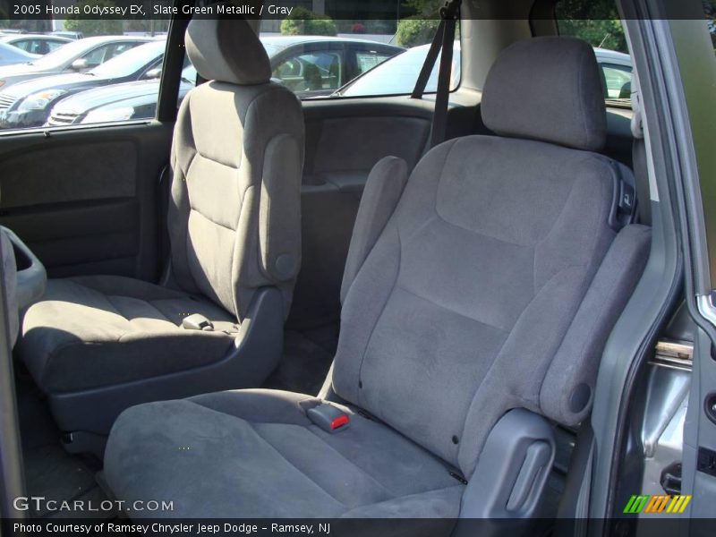 Slate Green Metallic / Gray 2005 Honda Odyssey EX