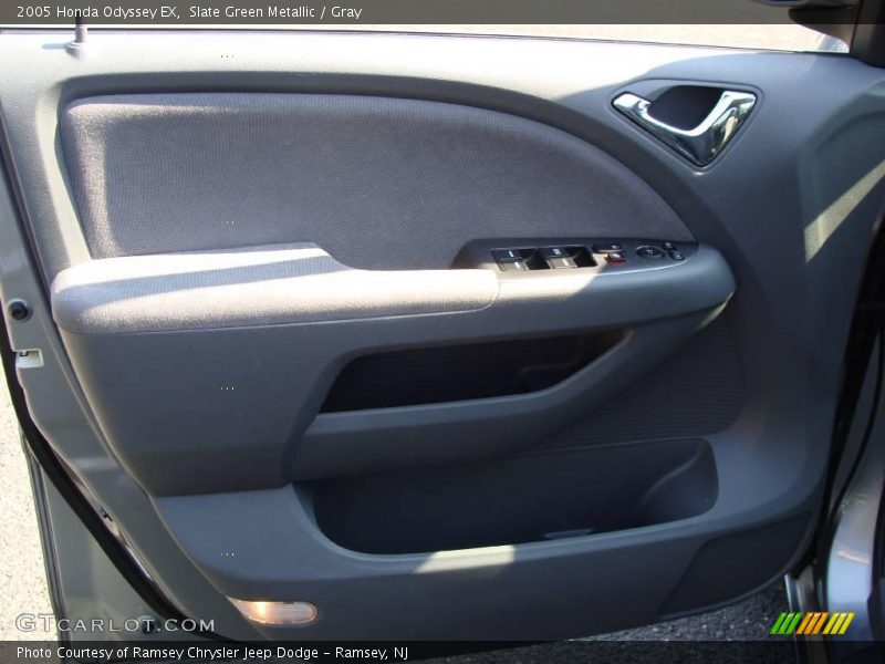 Slate Green Metallic / Gray 2005 Honda Odyssey EX