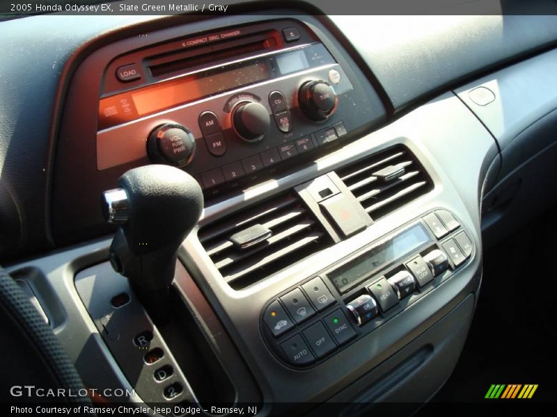 Slate Green Metallic / Gray 2005 Honda Odyssey EX