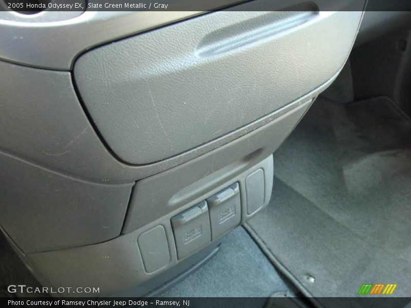 Slate Green Metallic / Gray 2005 Honda Odyssey EX