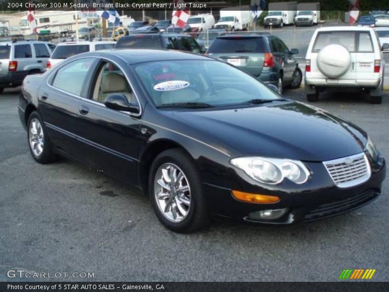 Brilliant Black Crystal Pearl / Light Taupe 2004 Chrysler 300 M Sedan
