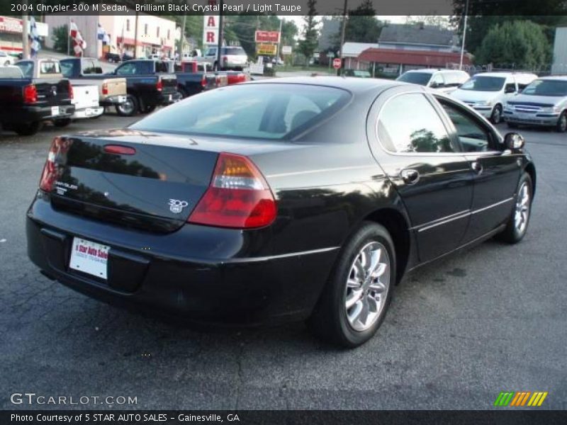 Brilliant Black Crystal Pearl / Light Taupe 2004 Chrysler 300 M Sedan