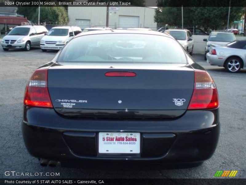 Brilliant Black Crystal Pearl / Light Taupe 2004 Chrysler 300 M Sedan