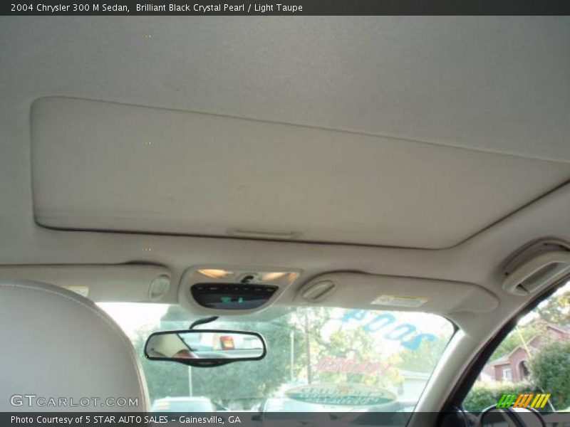 Brilliant Black Crystal Pearl / Light Taupe 2004 Chrysler 300 M Sedan