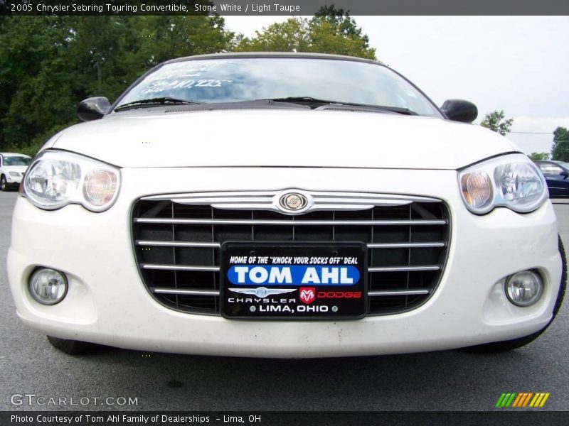 Stone White / Light Taupe 2005 Chrysler Sebring Touring Convertible