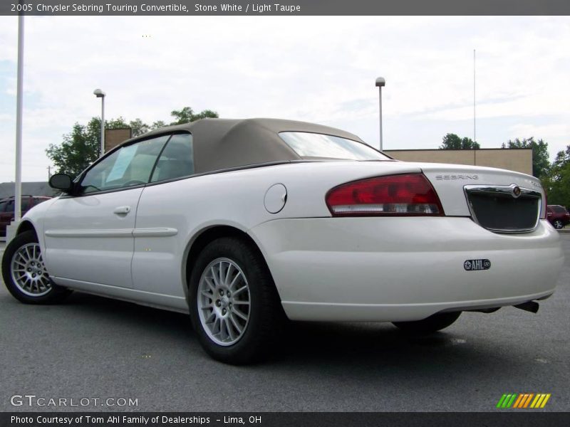 Stone White / Light Taupe 2005 Chrysler Sebring Touring Convertible