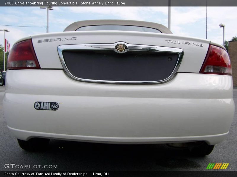 Stone White / Light Taupe 2005 Chrysler Sebring Touring Convertible
