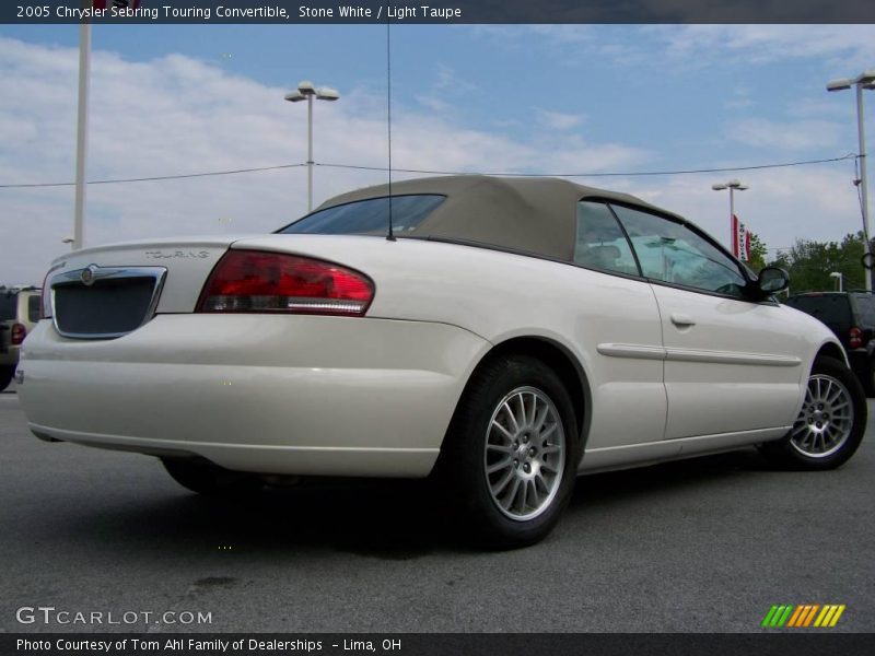 Stone White / Light Taupe 2005 Chrysler Sebring Touring Convertible