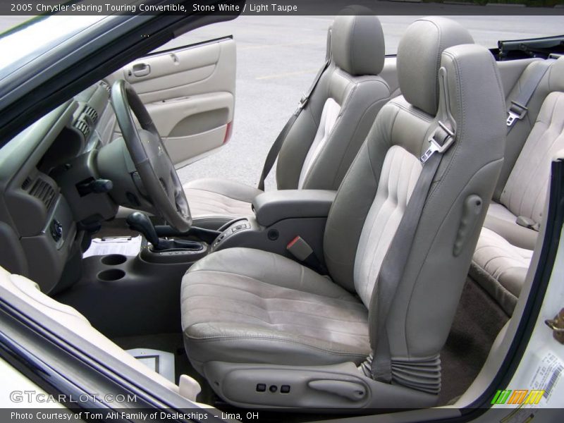 Stone White / Light Taupe 2005 Chrysler Sebring Touring Convertible