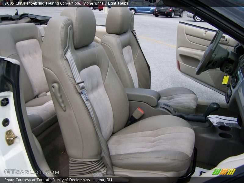 Stone White / Light Taupe 2005 Chrysler Sebring Touring Convertible