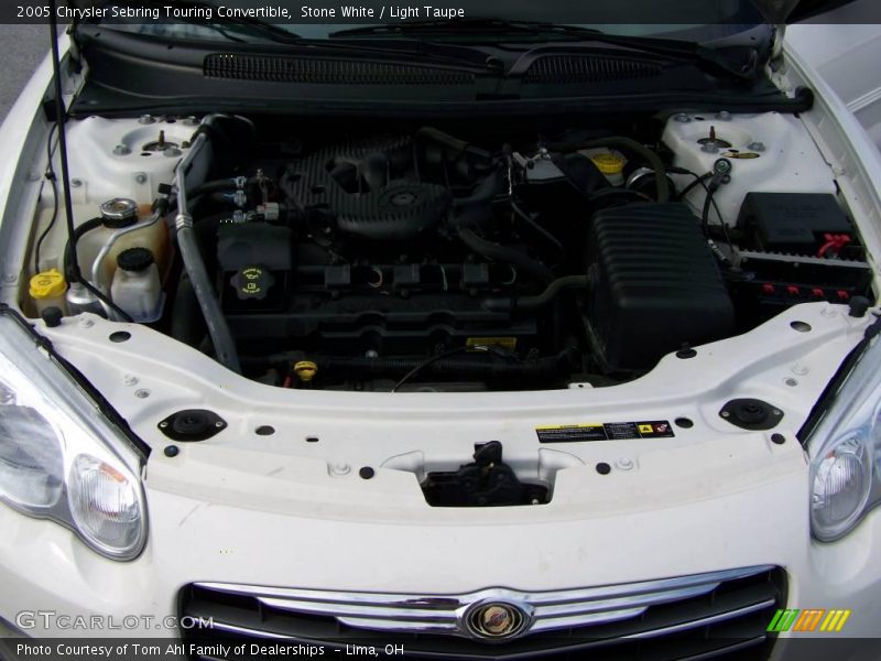 Stone White / Light Taupe 2005 Chrysler Sebring Touring Convertible