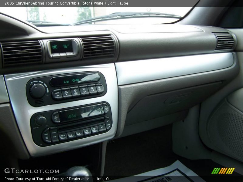 Stone White / Light Taupe 2005 Chrysler Sebring Touring Convertible