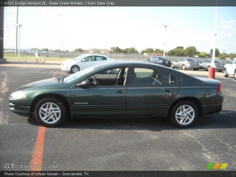 Shale Green Metallic / Dark Slate Gray 2001 Dodge Intrepid SE