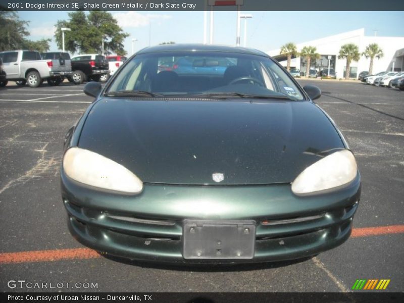 Shale Green Metallic / Dark Slate Gray 2001 Dodge Intrepid SE