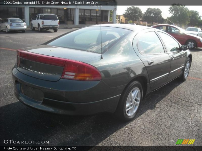 Shale Green Metallic / Dark Slate Gray 2001 Dodge Intrepid SE