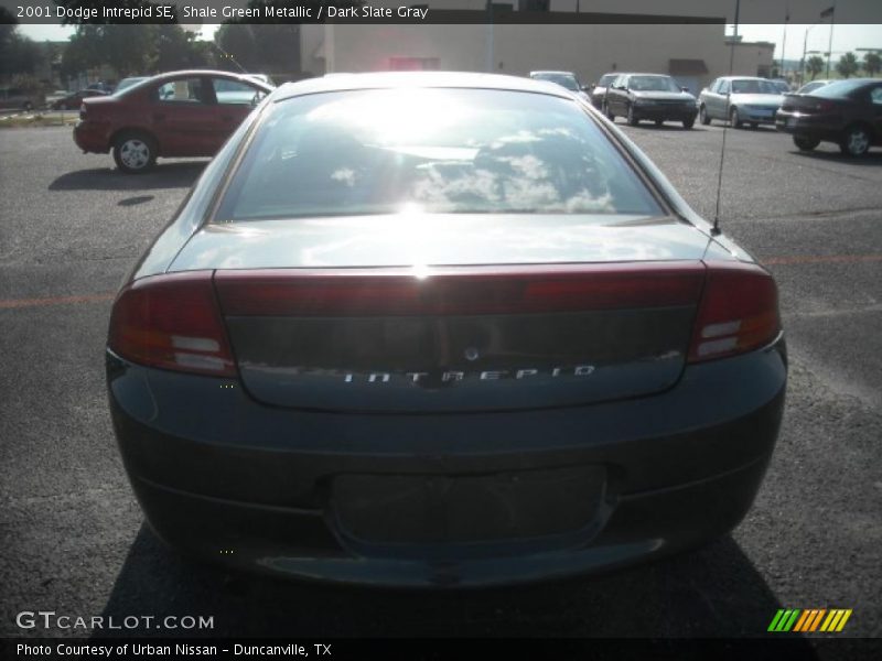 Shale Green Metallic / Dark Slate Gray 2001 Dodge Intrepid SE