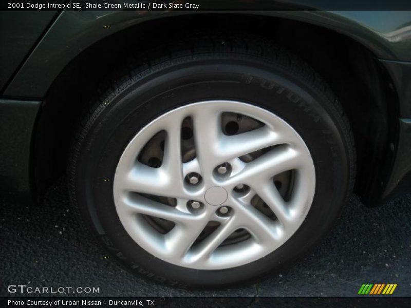 Shale Green Metallic / Dark Slate Gray 2001 Dodge Intrepid SE