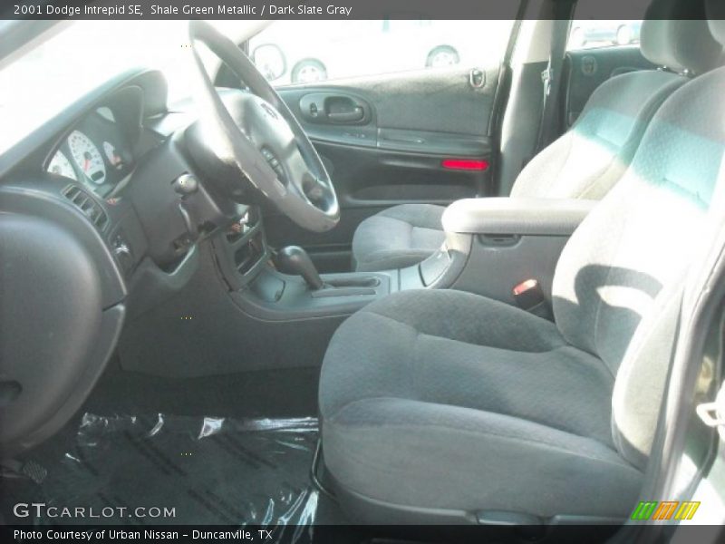 Shale Green Metallic / Dark Slate Gray 2001 Dodge Intrepid SE