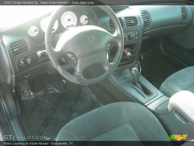 Shale Green Metallic / Dark Slate Gray 2001 Dodge Intrepid SE