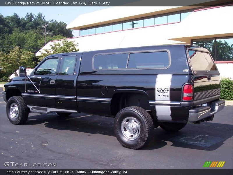 Black / Gray 1995 Dodge Ram 2500 SLT Extended Cab 4x4