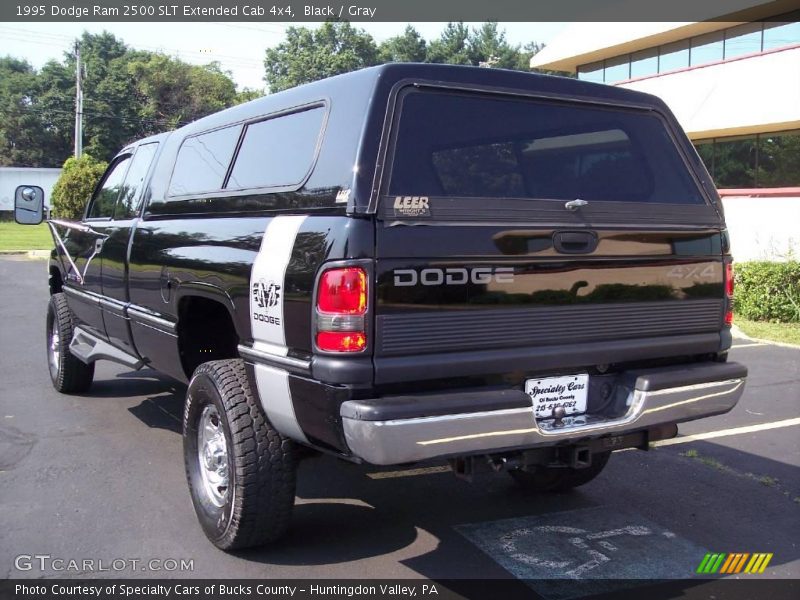 Black / Gray 1995 Dodge Ram 2500 SLT Extended Cab 4x4