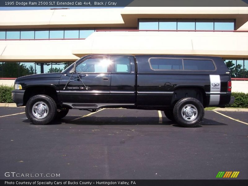 Black / Gray 1995 Dodge Ram 2500 SLT Extended Cab 4x4