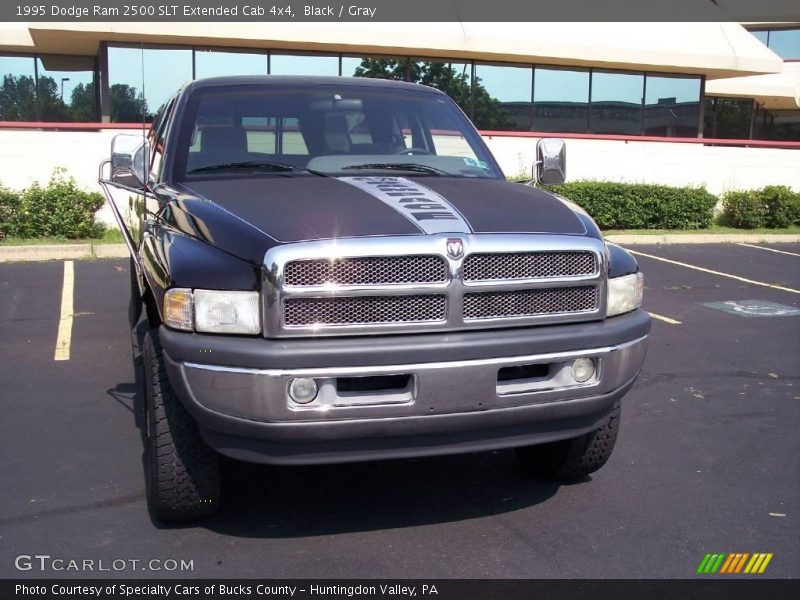 Black / Gray 1995 Dodge Ram 2500 SLT Extended Cab 4x4