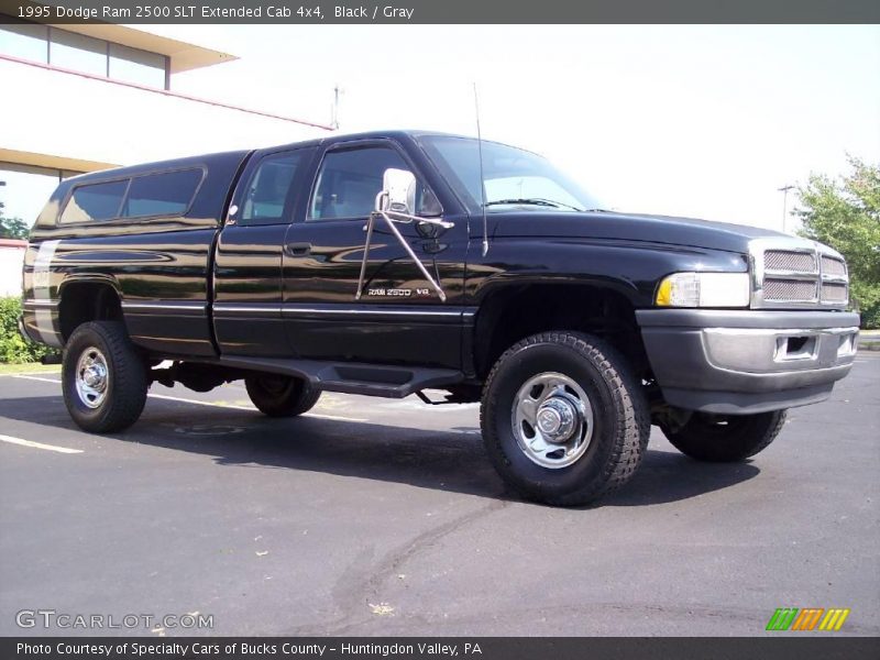 Black / Gray 1995 Dodge Ram 2500 SLT Extended Cab 4x4