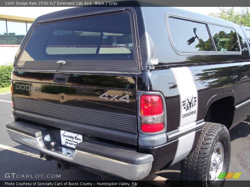 Black / Gray 1995 Dodge Ram 2500 SLT Extended Cab 4x4